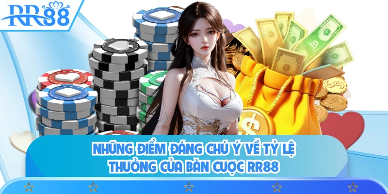 Những điểm đáng chú ý về tỷ lệ thưởng của bàn cược RR88 